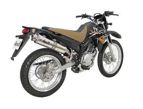 Yamaha XT 125 R 10 Silencieux Racer Devil Inox de Marque E Pièces