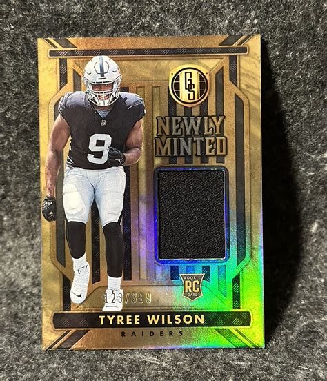 2023 Panini Gold Standard Newly Minted Tyree Wilson 123 399 RC NM 39