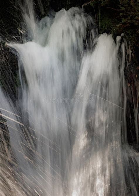 Water Falls Over Basalt Cliff Stock Photo Image Of Springs Falls