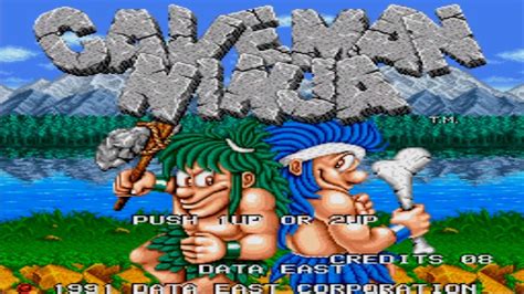 Caveman Ninja Arcade Game Complete Players Gameplay Best Arcade