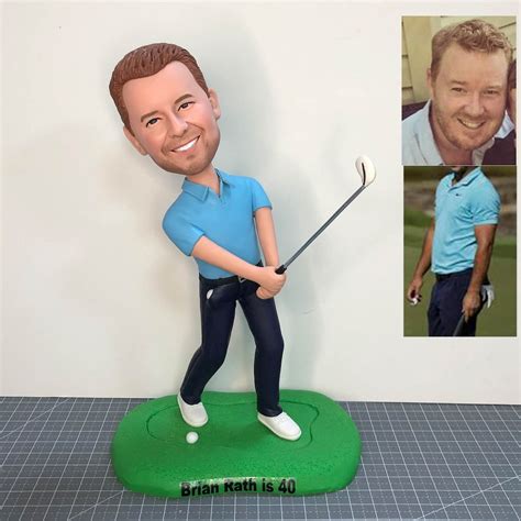 Custom Golf Bobblehead Personalized Golf Ts For Him Etsy