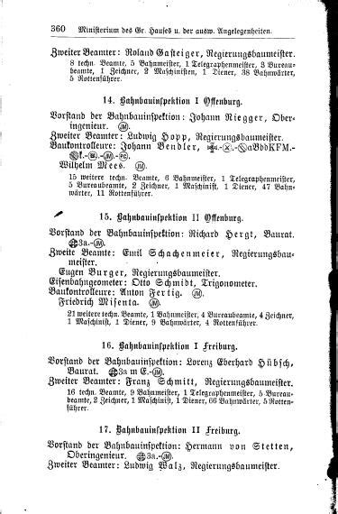 Hof und Staatshandbuch des Großherzogtums Baden 1910 360 GenWiki