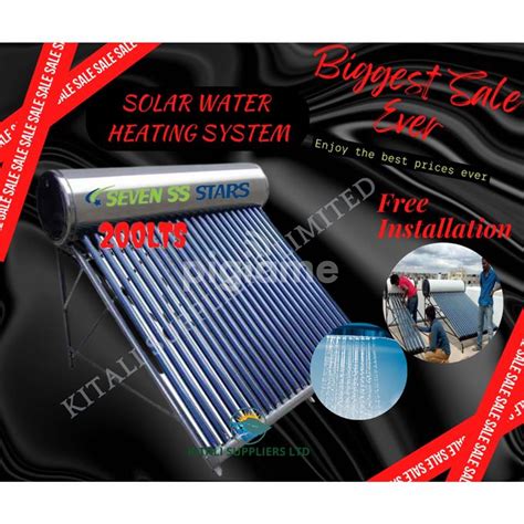 Seven Ss Stars Solar Water Heater System 200L In Nairobi CBD Ronald