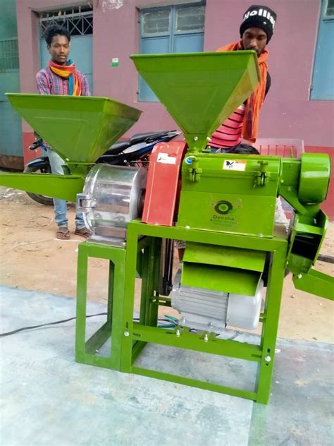 Automatic Combined Mini Rice Mill And Flour And Masala Chakki Hp