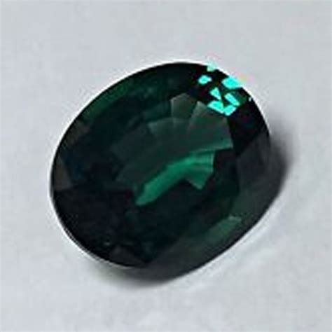 Lab Created Dark Green Tourmaline 152 Oval Cubic Zirconia Cz Natural And Synthetic