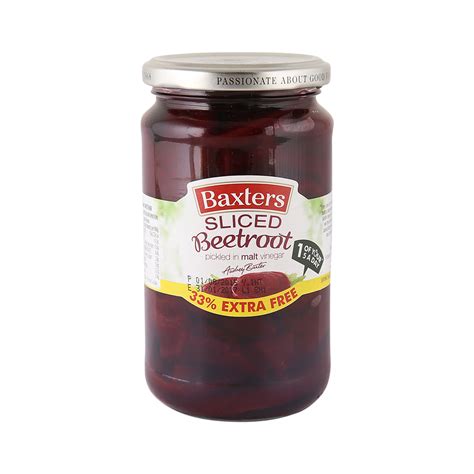 Baxters Sliced Beetroot Pickled In Malt Vinegar 340g Online At Best