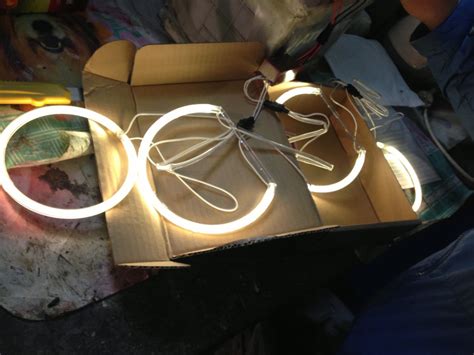 Ангельские глазки желтые — Mitsubishi Lancer X, 2 л, 2008 года | тюнинг ...