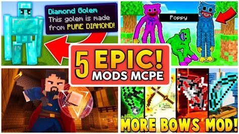 Top 5 Epic Mods For Minecraft Pocket Edition Best Minecraft Mods 1