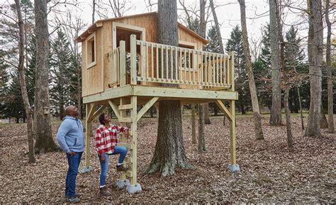 How To Build A Treehouse The Home Depot