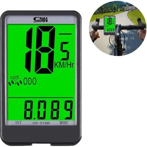 Compteur Velo Sans Fils Vtt Compteur De Vitesse V Lo Sans Fil Cycle