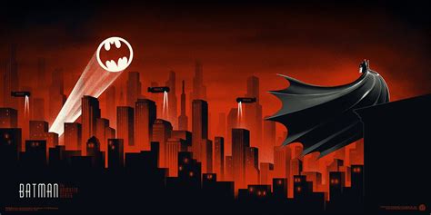 Cartoon Gotham City Skyline