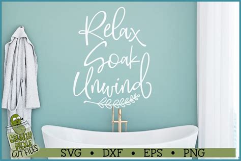 Relax Soak Unwind SVG