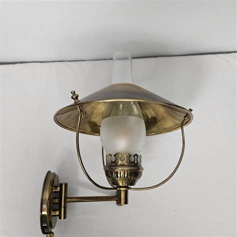 Scheepslamp Wandlamp Uitvouwbaar Glas Koper Catawiki