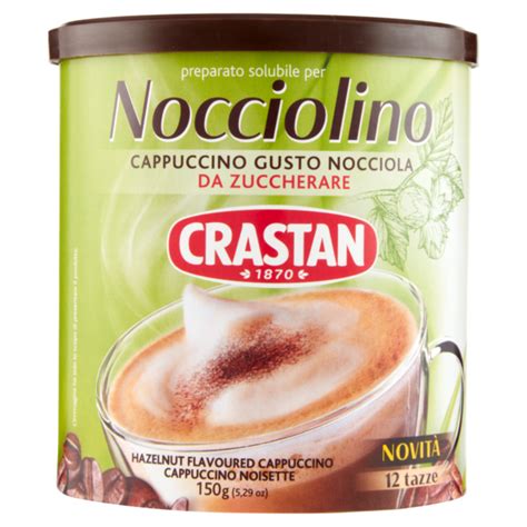 Cappuccino Solubile Alla Nocciola Nocciolino G Barattolo Crastan D