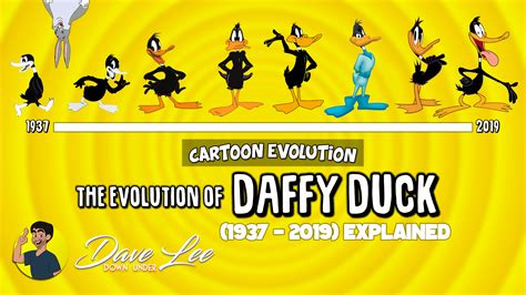 Evolution Of Daffy Duck 1937 2019 2019