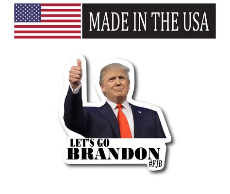 Lets Go Brandon Sticker Car Truck Bumper Vinyl Decal Fjb Fck Joe Biden