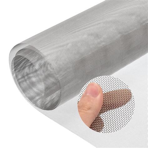 uxcell stainless steel woven wire mesh   metal screen mesh