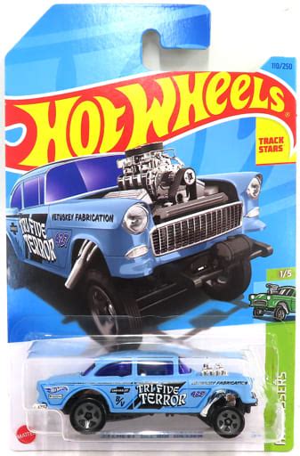 駿河屋 1 64 55 CHEVY BEL AIR GASSER ライトブルーブラック Hot Wheels HW GASSERS HKK26 ホットウィールhotwheels