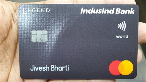 Indusind Bank Legend Credit Card Unboxing Indusind Legend Credit Card Youtube