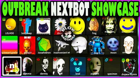 Nextbot Showcase [ Outbreak Update ] Nicos Nextbots Roblox Youtube