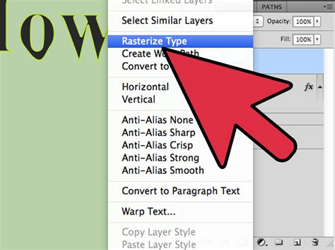 How To Convert Text To Outline In Photoshop 6 Steps