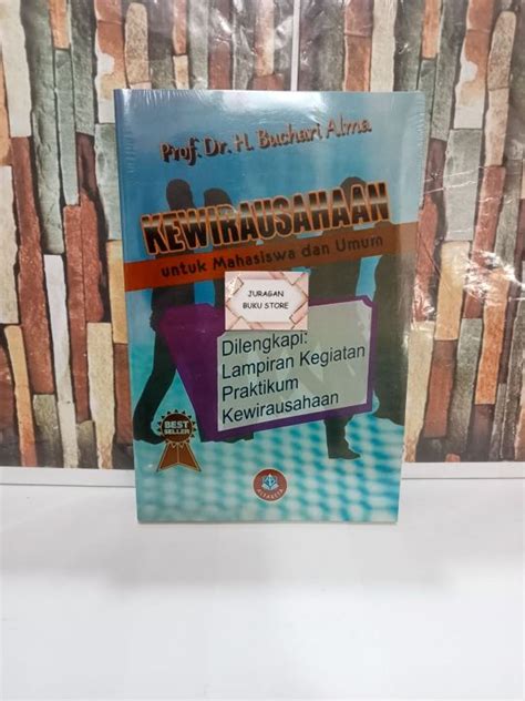 Buku Kewirausahaan Untuk Mahasiswa Dan Umum Prof Dr H Buchari Alma