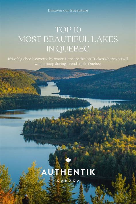 Travel To Canada Top Most Beautiful Lakes In Quebec Beautiful