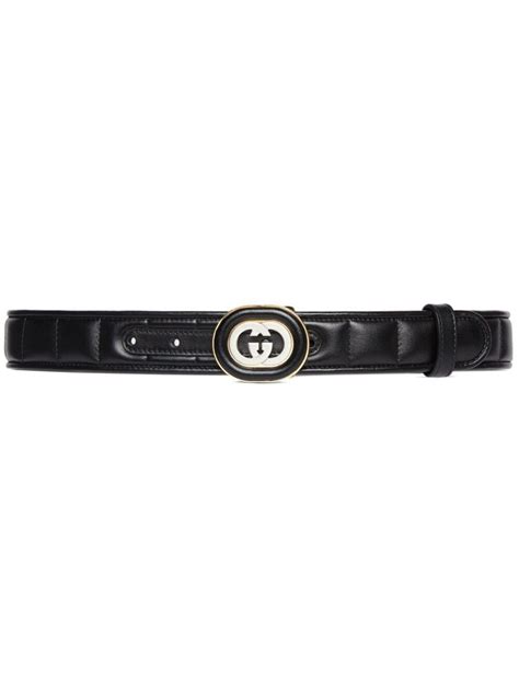 Gucci Interlocking G Belt Black Editorialist