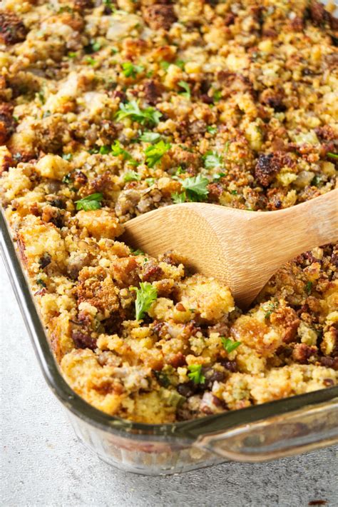 Traeger Smoked Cornbread Stuffing A License To Grill