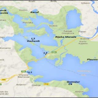 Map of Skadar Lake with sampling locations. | Download Scientific Diagram