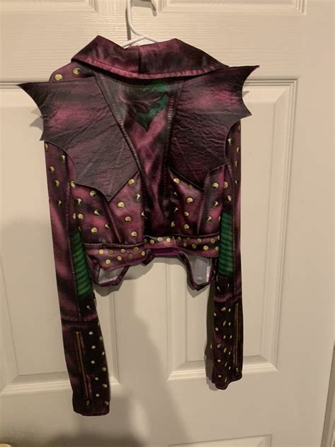 Disney Descendants 2 Mal Costume Child Size Large 12 14 Jacket Only Ebay