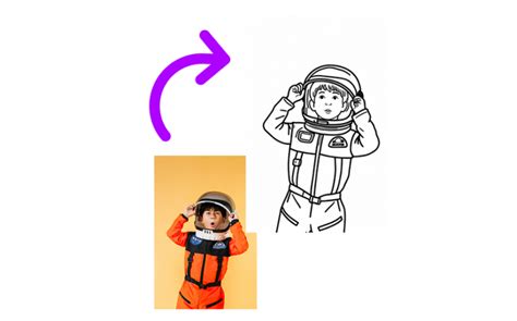 Transformar foto em desenho para colorir |Online| PicToLines
