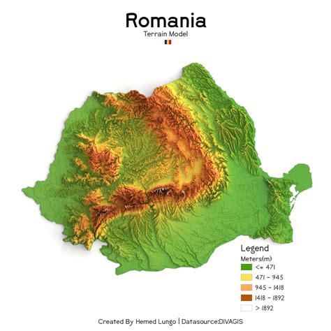 Map of Romania : r/europe