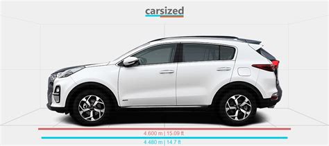 Dimensions Kia Sportage 2015 2018 Vs Toyota RAV4 2019 Present