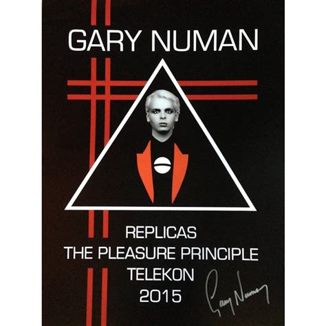 Gary Numan LA Tour Signed Poster