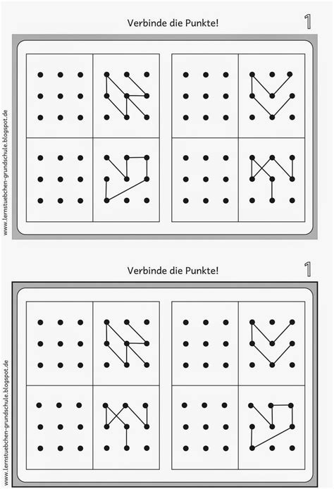 Dots Sheets Visual Memory Montessori Activities