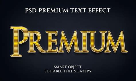 Premium Psd Premium Text Effect Design