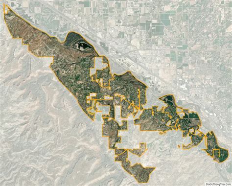 Map of Redlands CDP, Colorado