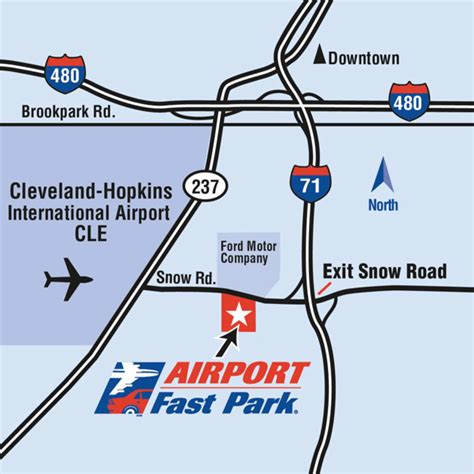 Cleveland Hopkins International Airport Parking Map (2025) - All Maps
