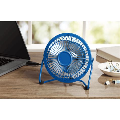 Mainstays 4 Inch Metal Mini 360 Degree Pivot Usb Personal Desktop Fan