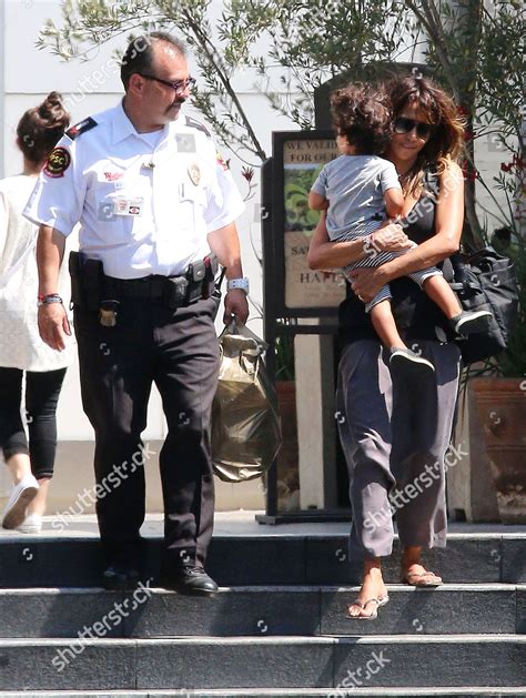 Halle Berry Son Maceo Martinez Leaving Editorial Stock Photo Stock