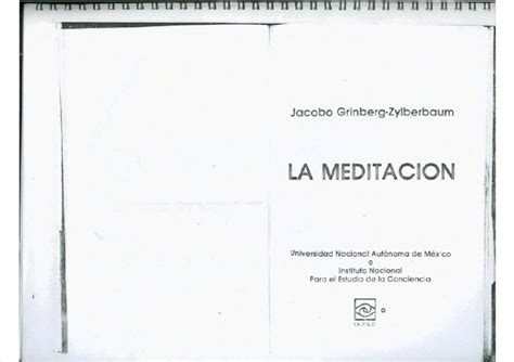 PDF La Meditacion Jacobo Grinberg DOKUMEN TIPS