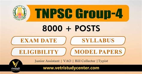 Tnpsc Group Exam Apply Now Vacancy