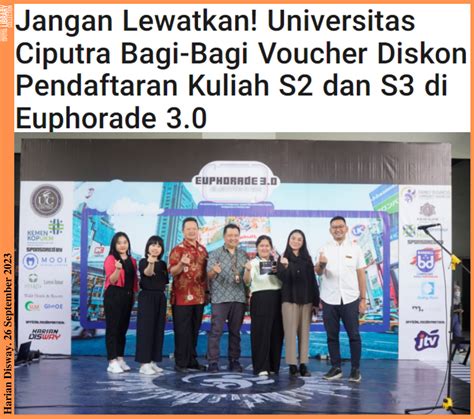 Jangan Lewatkan Universitas Ciputra Bagi Bagi Voucher Diskon