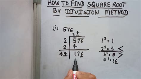 How To Find Square Root By Division Method YouTube