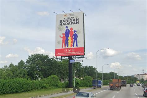 Firstboard 2 Sided Unipole Billboard At NSE KM307 9 Seri Kembangan