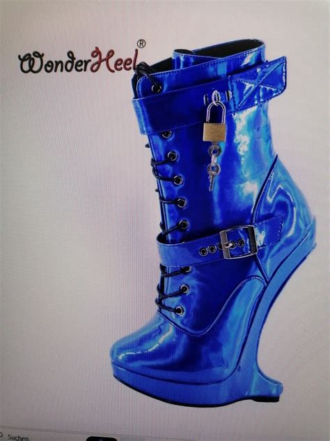 Wonderheel Extreme Hohe Ferse 18cm Mit 3cm Plattform Keil Stiefelette