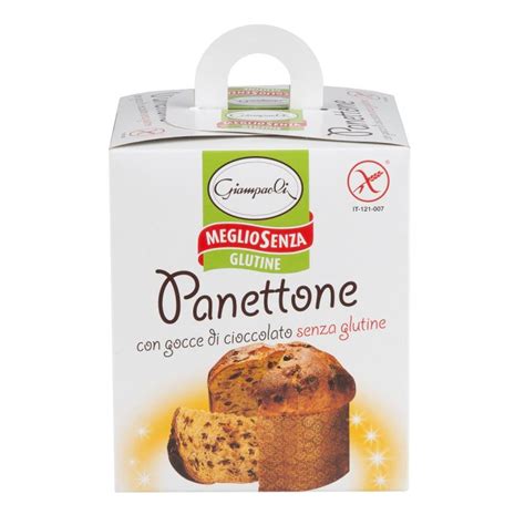 Panettone Con Gocce Di Cioccolato Senza Lattosio Senza Glutine