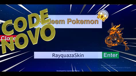 Roblox Project Polaro Novo Code De Rayquaza Skin YouTube