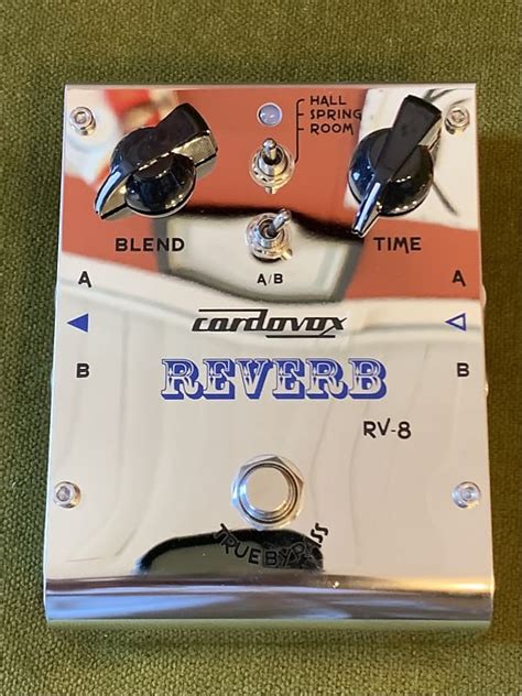 Cordovox Stereo Reverb Pedal Reverb